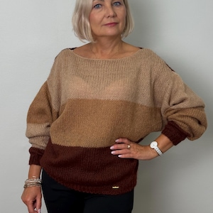 Hand Knit Alpaca Wool Sweater: Warm, Soft, Luxurious